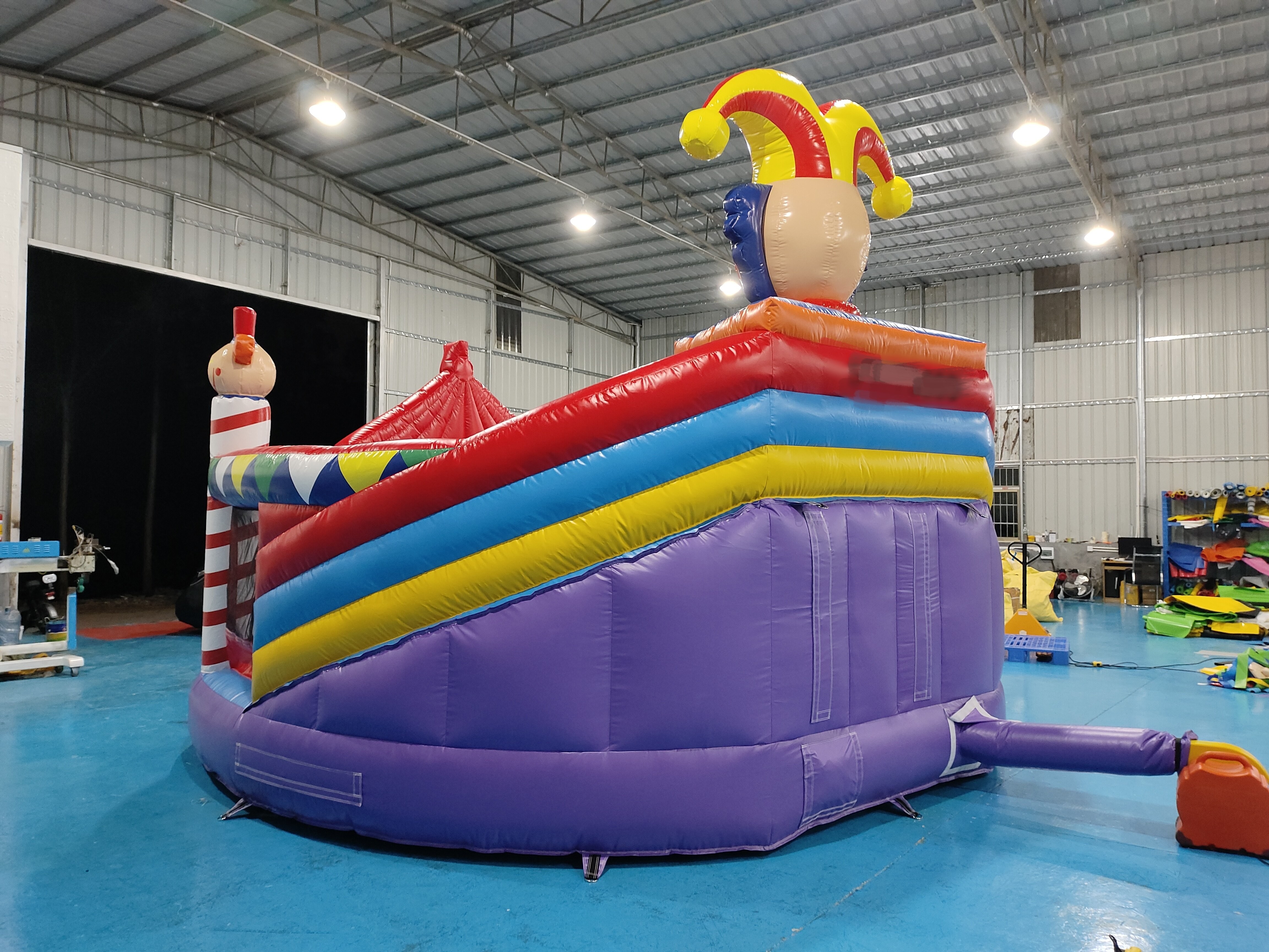 Inflatable Castle Inflatable Bounce House With Slides Clown Circus Inflatable Combo For Party For Kids