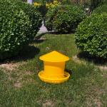 Thick Yellow Poultry Feeding Bucket Farm Feeder Pigeon Chick Feeding Equipment