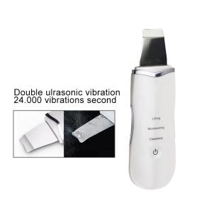 China Super Thin Ultrasonic Facial Cleaner Stainless Steel Shovel Face Scrub Machine wholesale