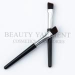 Nylon Hair 6cm Short Eyebrow Brush Angled Eye Brush Eco Friendly