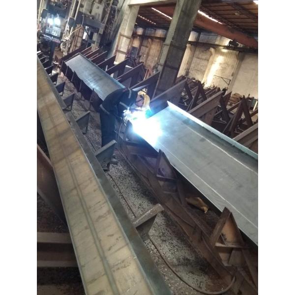 Deep Grey Paint Structural Steel Warehouse To Philippine With H / I Beam