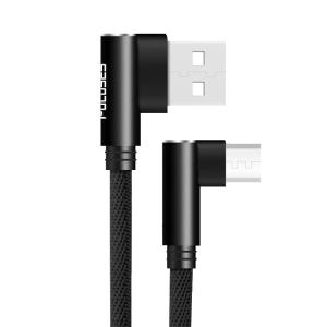 China Focuses 90 Degree Micro USB Data Transfer Cable For Mobile Phone wholesale