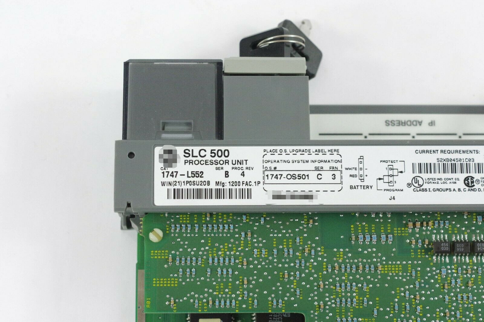 1747-L552 SLC 500 Processor Unit Controller PLC Module 32 K USER MEMORY