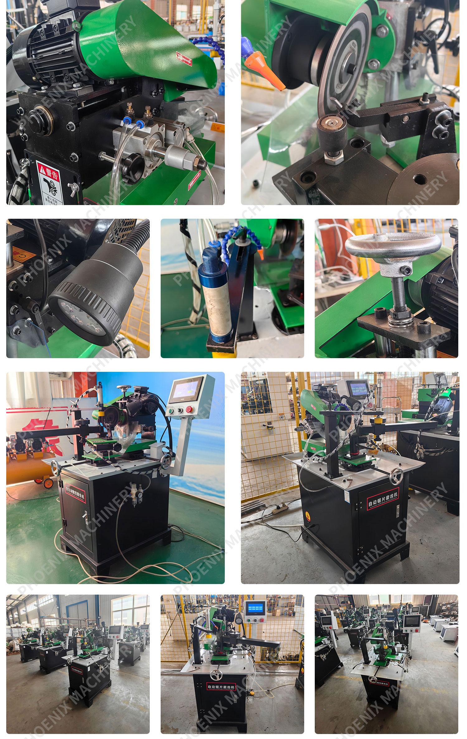 Precision 6000 r/min CNC Circular Saw Blade Sharpening Machine with 5-45mm Tooth Pitch