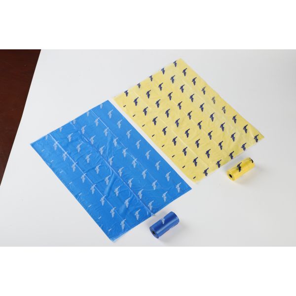 Compostable And Biodegradable Dog Waste Bags Roll Customized