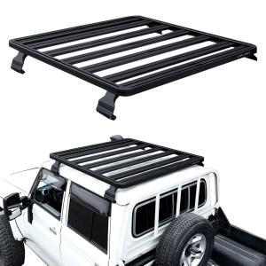 China Off Road Flat Roof Racks Platform Gear Bracket Perfect for Toyota Land Cruiser LC79 wholesale