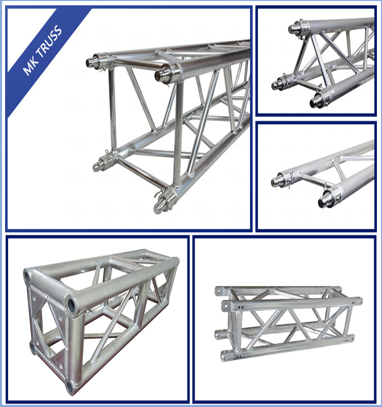 Wedding/Concert/Show Professional Stage Effect Lighting Truss System with Black Roof