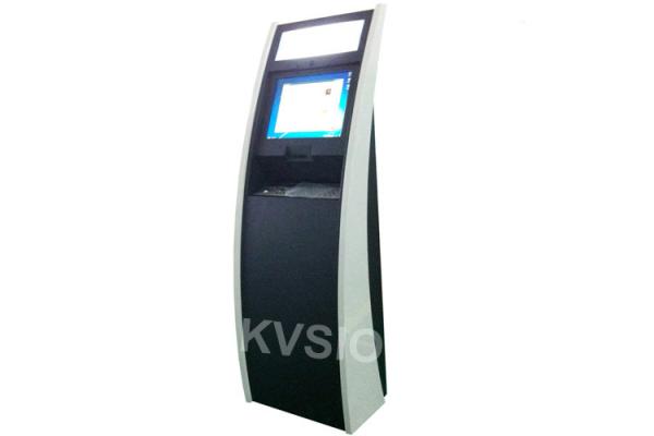 Quality Automated Credit Card Payment  Interactive Information Kiosk With Metal Keyboard / Webcam for sale