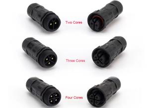 China Black Waterproof Plug Connector M20 PA66 Outdoor LED Plug Connector wholesale
