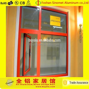 China Casement Aluminum Alloy Window Power Coating Customized Size Window wholesale