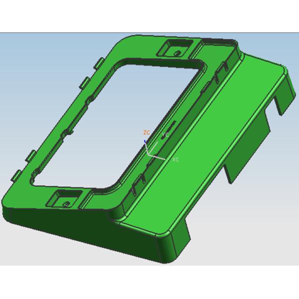 ABS Plastic Parts Injection Mould Tool 1 Cavity Mold Cold Runner Wedge