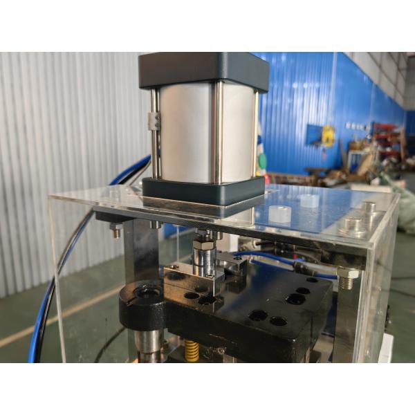 Vertical Blind Fabric Cutting and Punching Machine - Close-up