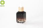 Thick Bottom Amber Glass Dropper Bottles For Foundation / Concealer Capacity