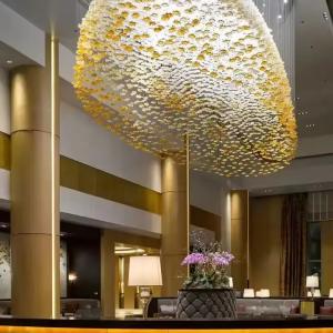 China Dome Shape K9 Crystal Chandelier Drop Lighting Ceiling Mounted wholesale