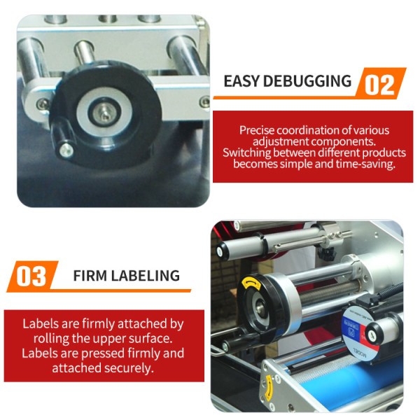 220V Flat Box Labeling Machine 0.8KW Automatic Box Labeling Machine 100 CPM Seamless Integration