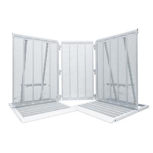 China Aluminum Flood Barrier Retractable Gate Barrier wholesale