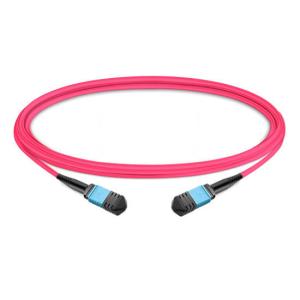 China 12 Fibers Female to Female MPO Trunk Cable Multimode OM4 50/125 2m (7ft) wholesale