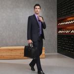 65% Polyester Balck Color Business Suit For Men And Women With Two Buckles