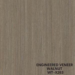 China 0.15-0.55mm Thickness Engineered Wood Veneer X263 Quarter Cut Fine Line Grain For Door And Windows wholesale