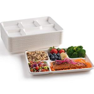 China School Lunch Biodegradable Sugarcane Plates Disposable wholesale