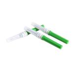 Green Asepsis Blood Collection Needles ISO9001 21G 1'' 0.8x25mm