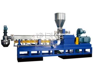 China TSSK 65 Plastic Granulating Line Single Stage PET Pelletizing Line wholesale