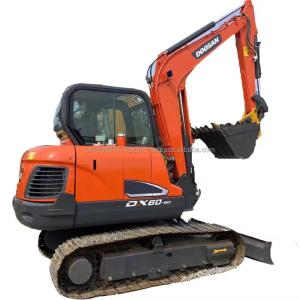 China DOOSAN DX60 Excavator 2016 Year 40kw Power Excellent Efficiency and Good Performance wholesale