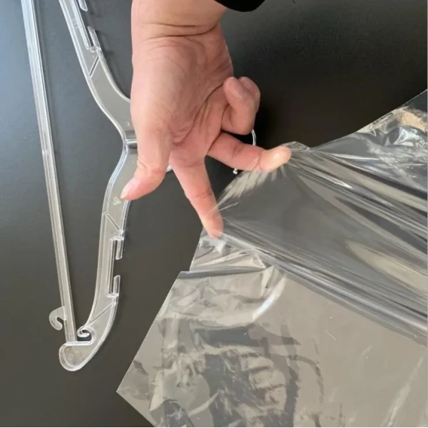 Warning Word Random Printing Garment Packaging Bag Clear Garment/Laundry/Clothing Bag