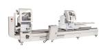 Double Head Cnc Aluminium Cutting Machine , Pvc Aluminium Doors Windows