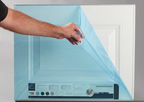 Acrylic Adhesive Door Protector Film Scratch Resistant For Painted Metal Sheet
