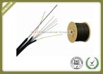 Black Color FTTH Fiber Optic Cable Non - Metal Strength Member With LSZH Outer