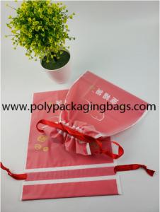 China Recyclable drawstring plastic  Cotton Ropes  bags/Women and children all like the New Year red gift bag wholesale