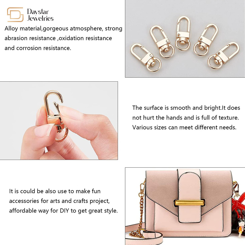 Swivel Lanyard Trigger Snap Hooks For Key Rings Diy Bags Toy Charms