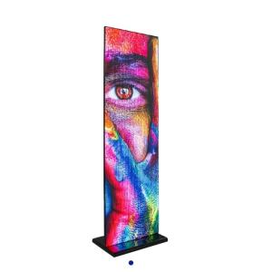 China Indoor Floor Smart Led Poster Display IP31 Rating High Refresh Rate Front Service wholesale