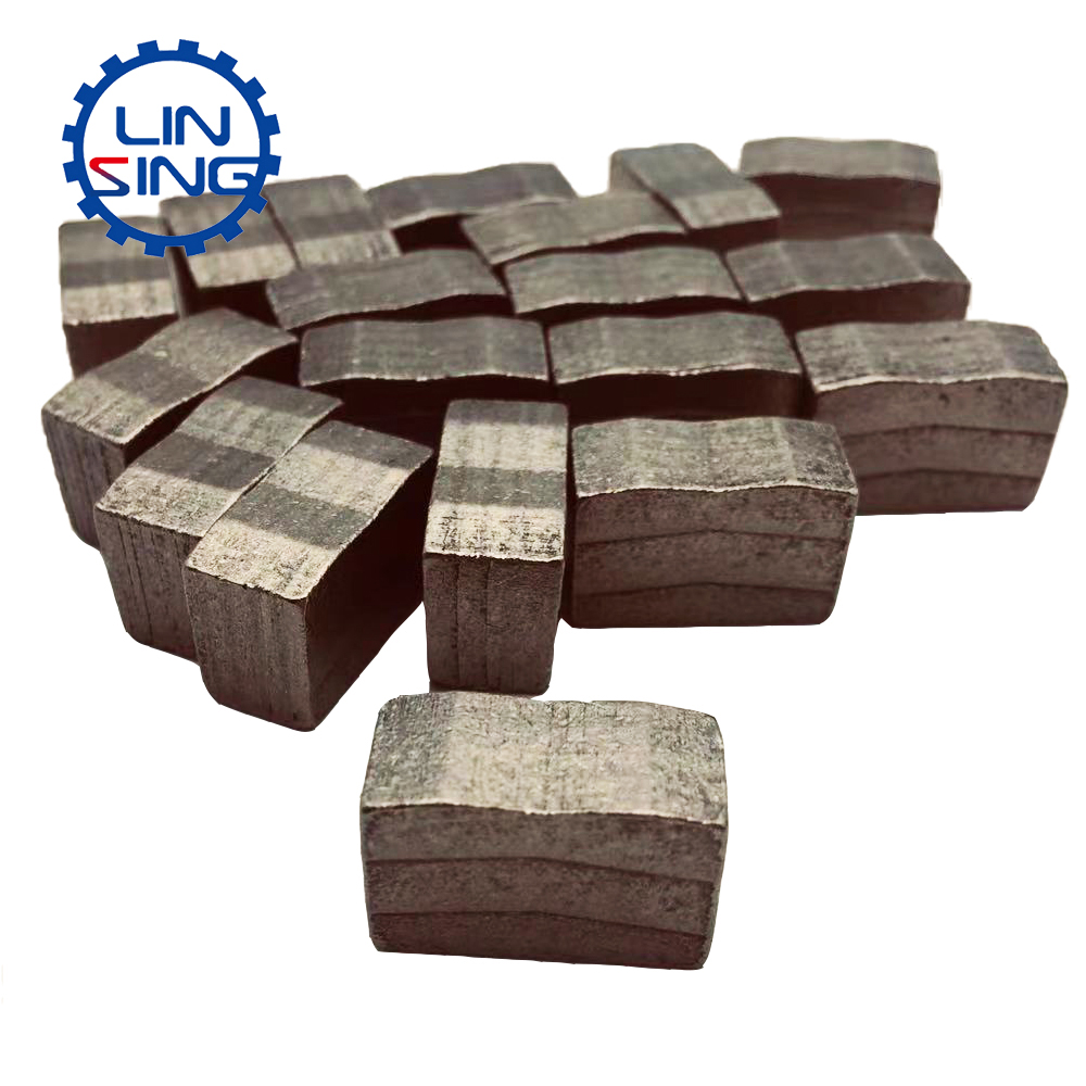 Arc Shape Diamond Segments for 350mm 400mm 500mm Bridge Saw Machine in Korea Market