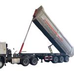 3 Axle Tipper Semi Trailer 60 Ton Dump Trailer Truck In Africa With Durable