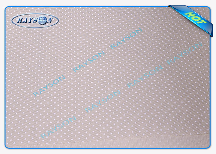 Full Color Range 100GSM Durable Anti Slip Furniture Non Woven Fabric with 2mm PVC