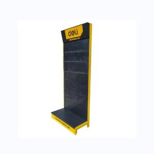 China Factory customized color size metal heavy duty minimarket blue shelves wall shelves for cosmetics display gondola wholesale