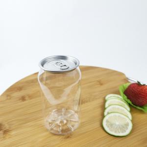 China 330ml Plastic Water Bottles Clear Cylindrical Candy Bath Salts Salad Dressing wholesale