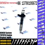 High Quality diesel fuel injector 095000-5520 For TOYOTA HILUX 2KD-FTV 23670