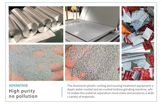 High Capacity 12000T/Year Aluminum Plastic Electrostatic Separator for Recycling Requirements