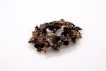 Round Shape Rhinestone Shoe Clips Elegant Beautiful Appearance SGS Certificate