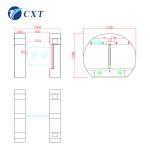 Standard Brushless Motor Sliding Gate Turnstile Waist Height Turnstile 103dd