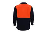 Fashionable Custom Long Sleeve Work Shirts , Personalised Work Clothing V Neck