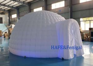China Giant Inflatable Tent With LED Light Inflatable Igloo Dome House Tent For Advertising Promotional Exhibitions wholesale