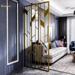 Stainless Steel Decorative Metal Room Divider Laser Cutting