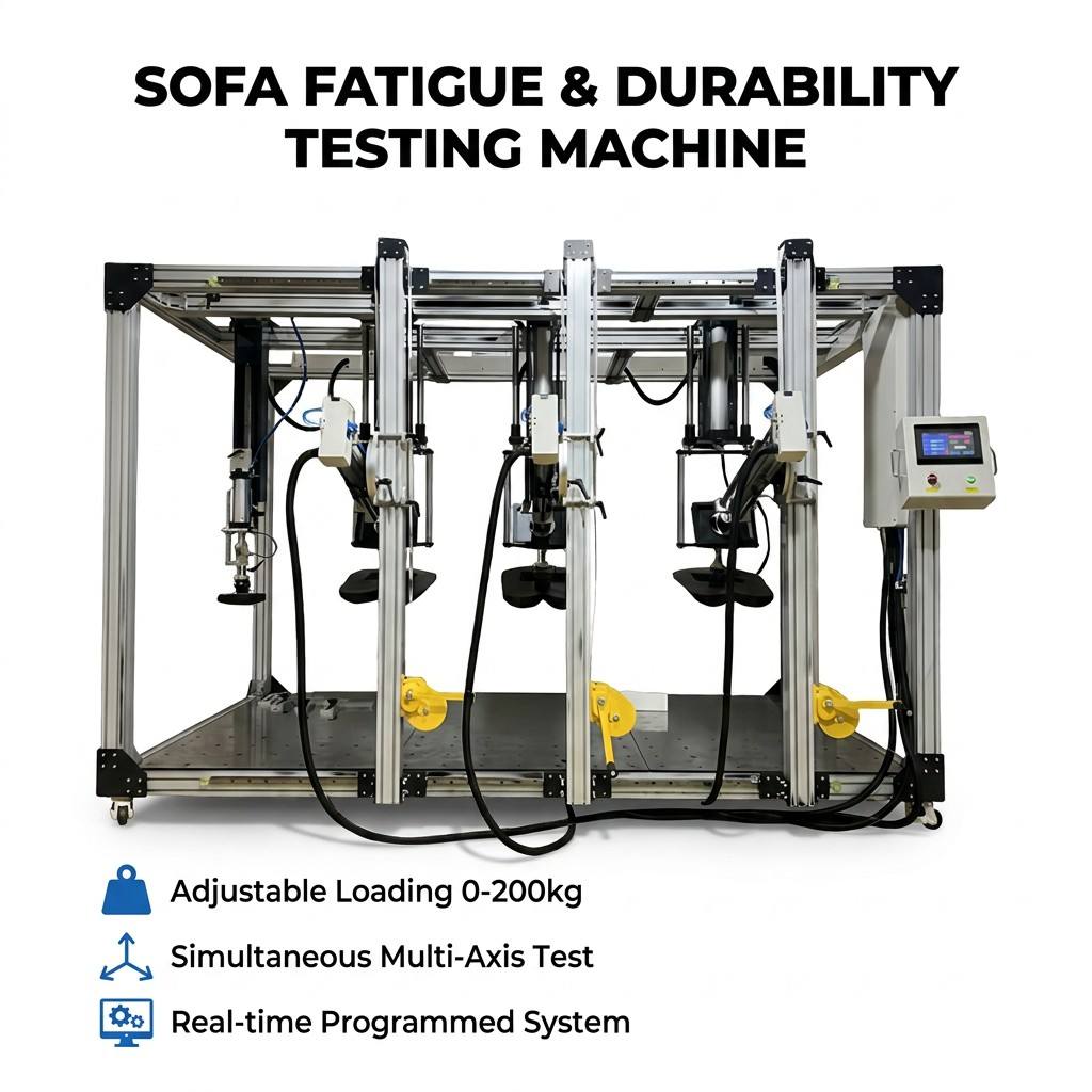 Automatic Upholstered Furniture Comprehensive Testing Machine Factory Price Sofa Endurance Tester