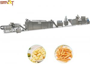 China Double Screw Corn Puff Snack Food Extruder Machine Stainless Steel wholesale
