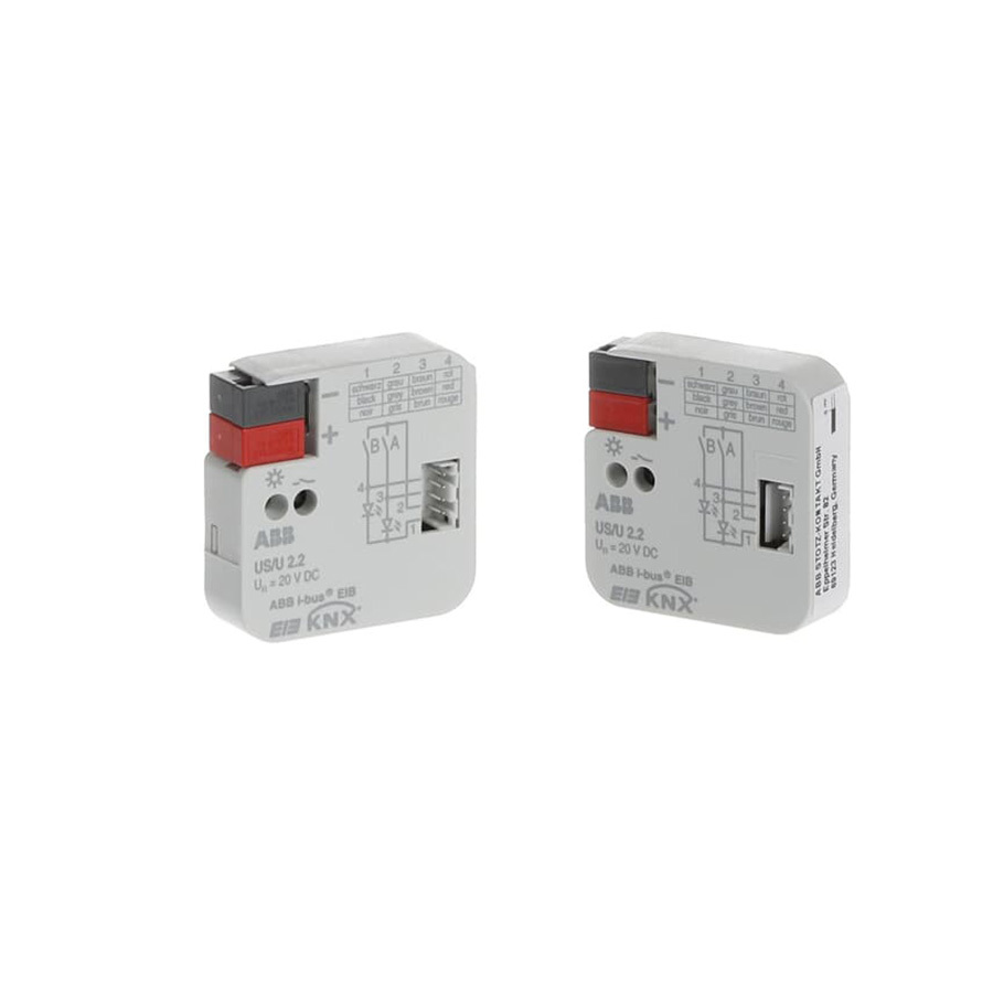US/U 2.2 ABB Universal Interface 2-Fold Binary Input for Conventional Push