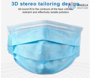 China Wholesale Stock Lot 3 Ply Ffp2 Non Woven Disposable Medical Surgical Face Mask / Facial Protective Masks / Facemask FDA wholesale